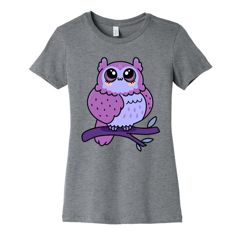 OwO Kawaii Owl Womens T-Shirt