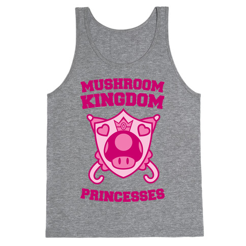 Team Mushroom Kingdom Princesses Tank Top