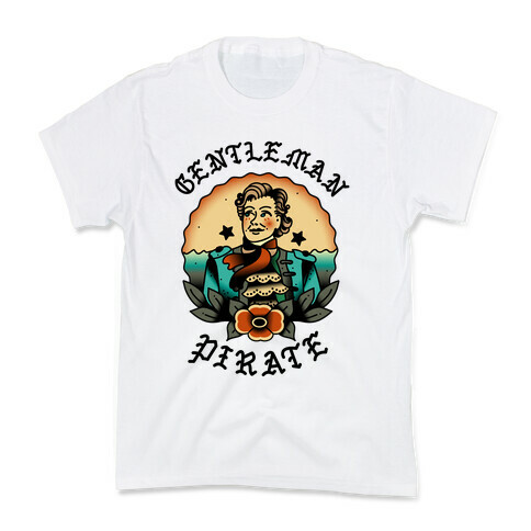 Gentleman Pirate Sailor Jerry Tattoo Kids T-Shirt