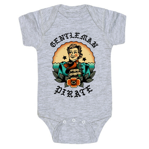 Gentleman Pirate Sailor Jerry Tattoo Baby One-Piece