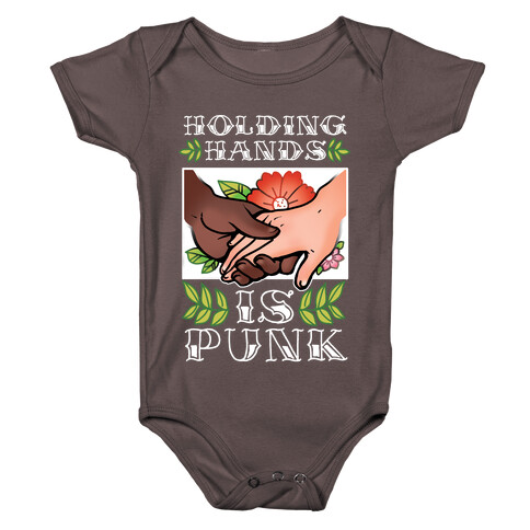 Holding Hands Is Punk Baby One-Piece