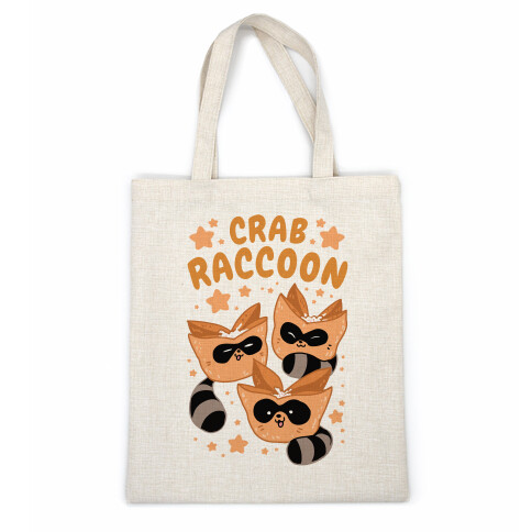 Crab Raccoon Casual Tote