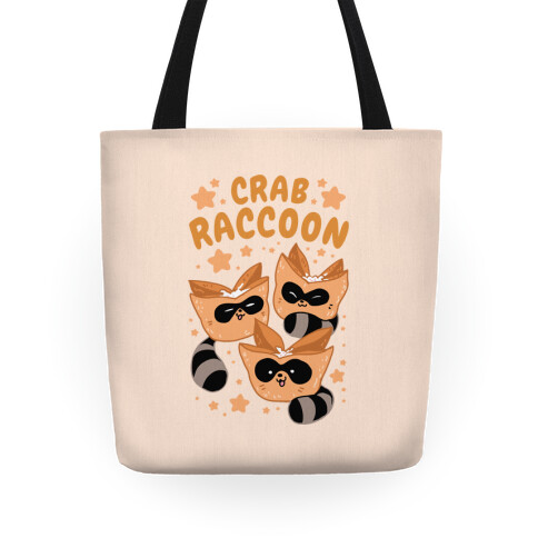 Crab Raccoon Tote