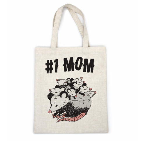 #1 Mom Opossum  Casual Tote