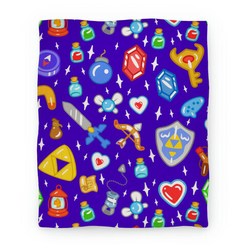 Zelda Items Pattern Blanket