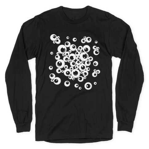 Googly Eye Pattern Long Sleeve T-Shirt