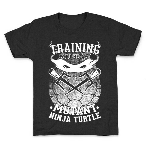 Training To Be A Mutant Ninja Turtle Kids T-Shirt