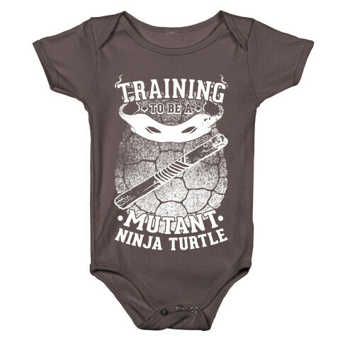 Training To Be A Mutant Ninja Turtle Baby One-Piece