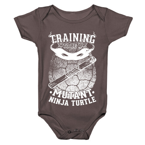 Training To Be A Mutant Ninja Turtle Baby One-Piece