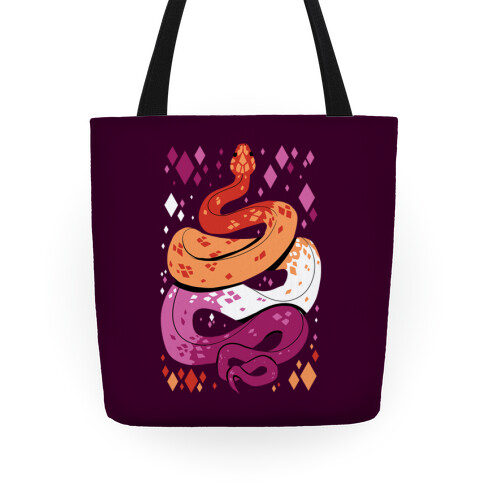 Pride Snakes: Lesbian Tote