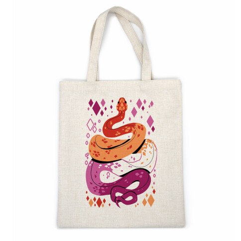 Pride Snakes: Lesbian Casual Tote