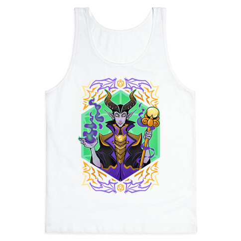 DND princesses: Tiefling Melificent Tank Top