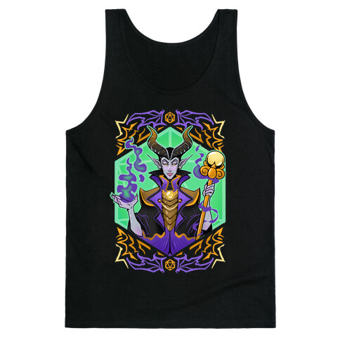 DND princesses: Tiefling Melificent Tank Top