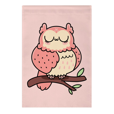 UwU Kawaii Owl Garden Flag