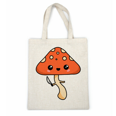 Mushroom With Knife Casual Tote
