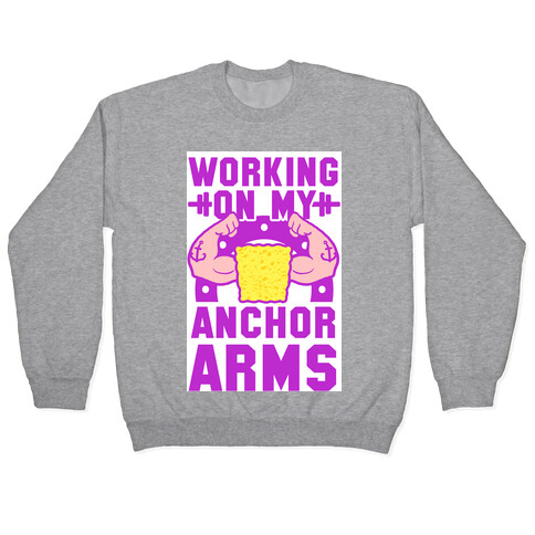 Working on My Anchor Arms Pullover