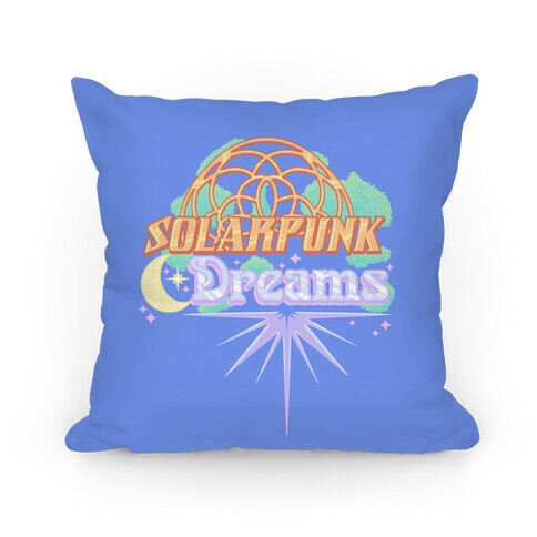 Solarpunk Dreams Pillow