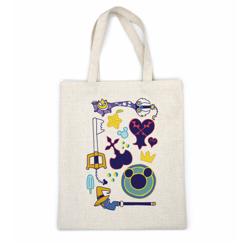 Kingdom Hearts pattern Casual Tote