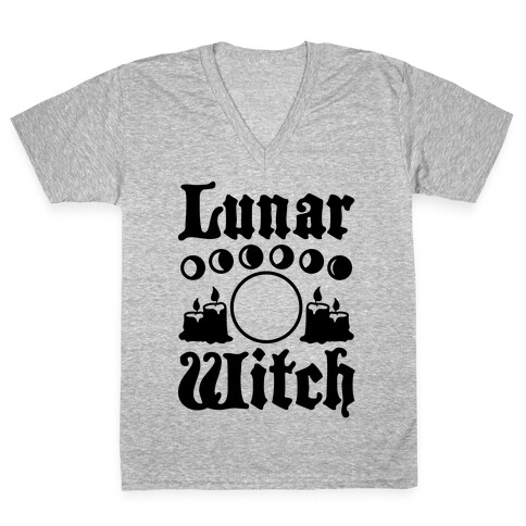 Lunar Witch V-Neck Tee Shirt