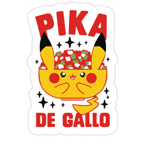 Pika De Gallo Die Cut Sticker