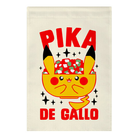 Pika De Gallo Garden Flag