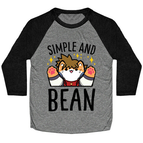 Simple And Bean Baseball Tee