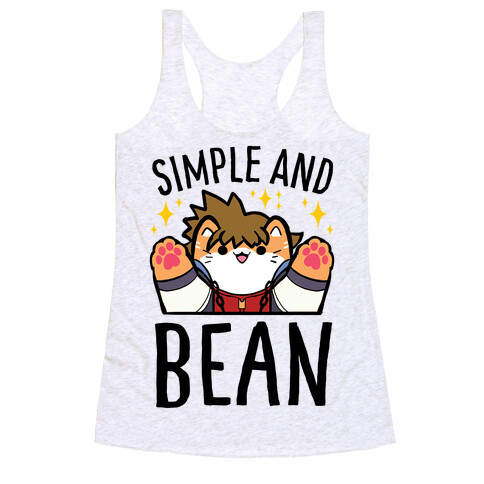 Simple And Bean Racerback Tank Top