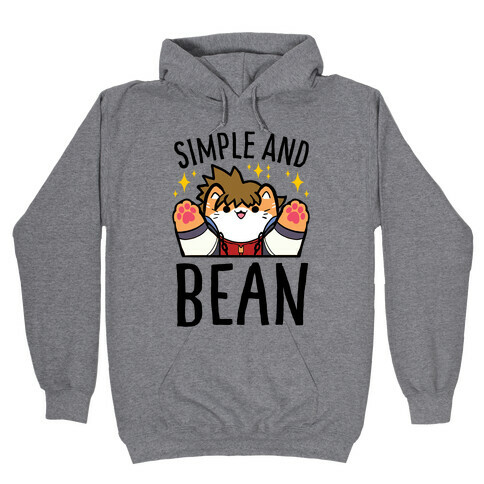 Simple And Bean Hooded Sweatshirt