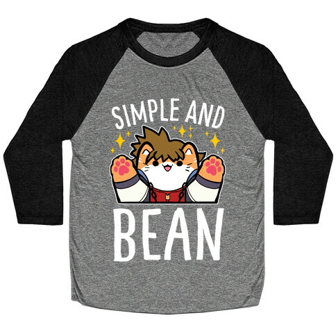 Simple And Bean Baseball Tee