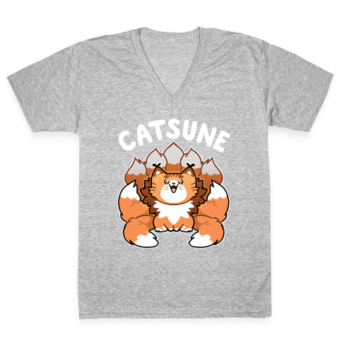 Catsune V-Neck Tee Shirt