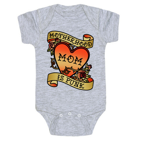 Motherhood Is Punk Baby One-Piece