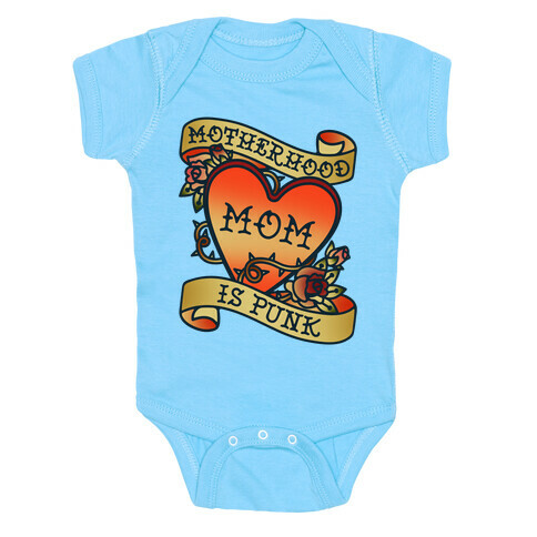 Motherhood Is Punk Baby One-Piece