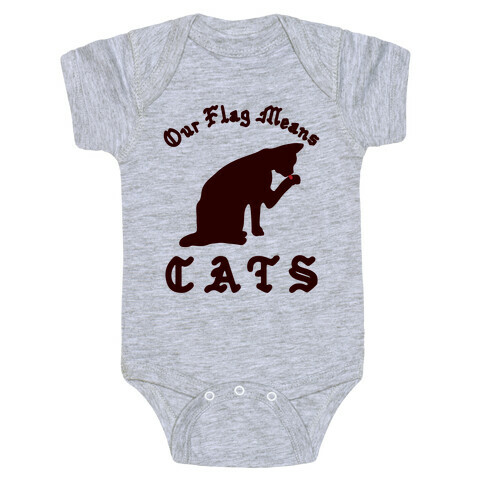 Our Flag Means Cats  Baby One-Piece