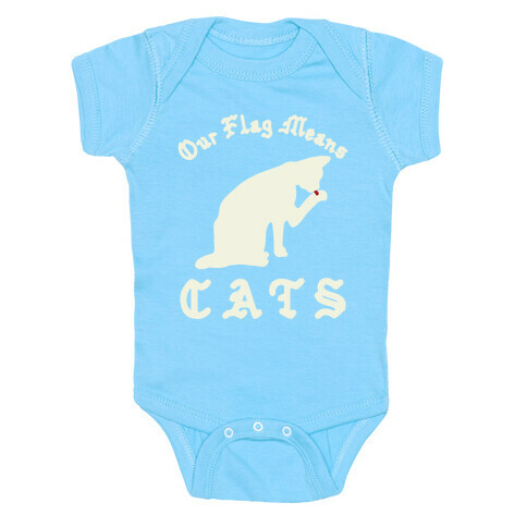 Our Flag Means Cats  Baby One-Piece