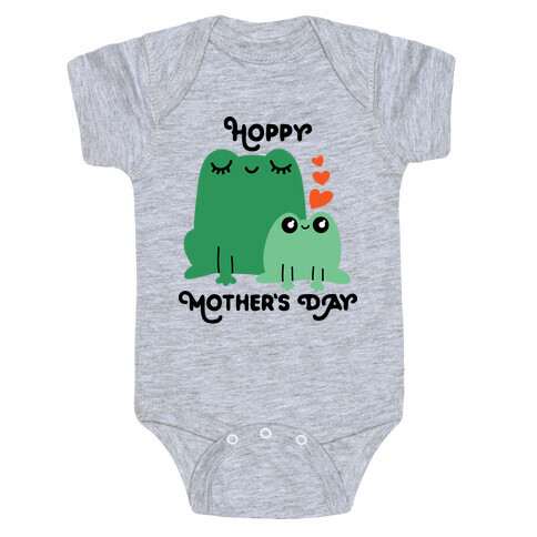 Hoppy Mother's Day Frogs Baby One-Piece