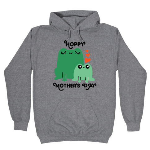 Hoppy Mother's Day Frogs Hooded Sweatshirt