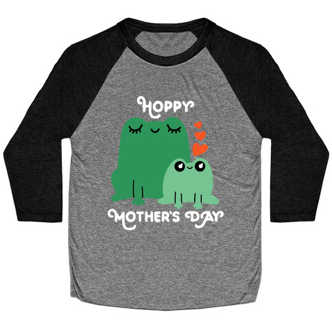 Hoppy Mother's Day Frogs Baseball Tee