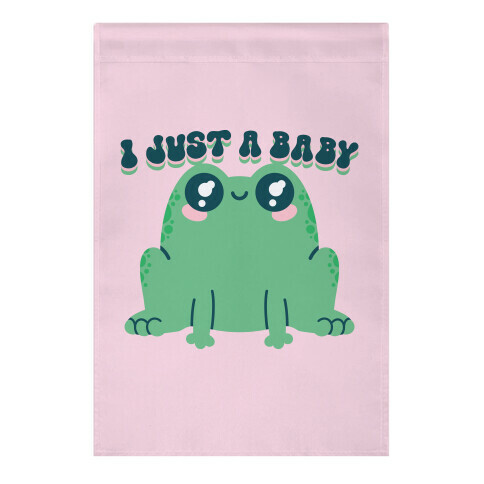 I Just A Baby Frog Garden Flag