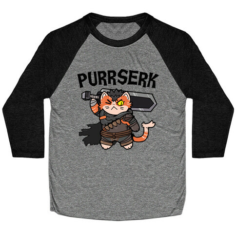 Purrserk Baseball Tee