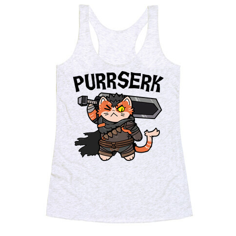 Purrserk Racerback Tank Top