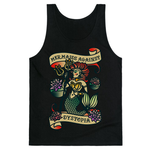 Mermaids Against Dystopia Solar Punk Tank Top