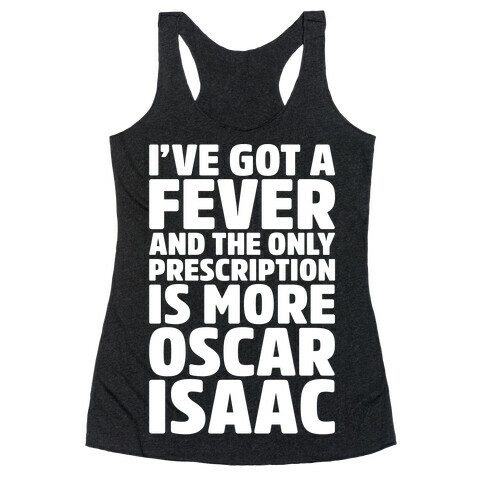 Oscar Isaac Fever Parody Racerback Tank Top