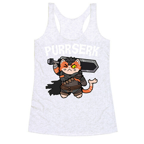 Purrserk Racerback Tank Top