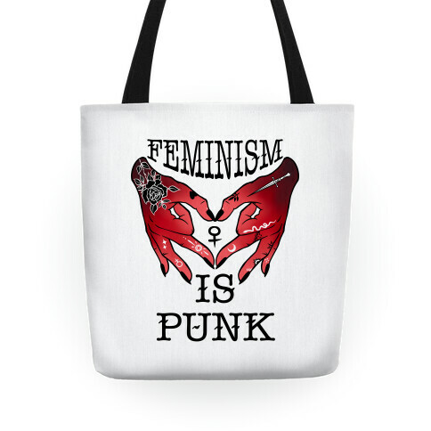 Feminism Is Punk Tote