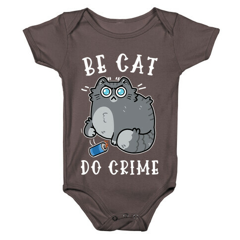 Be Cat Do Crime Baby One-Piece