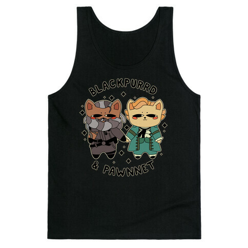 Blackpurrd & Pawnnet (Cat Blackbeard & Cat Bonnet) Tank Top