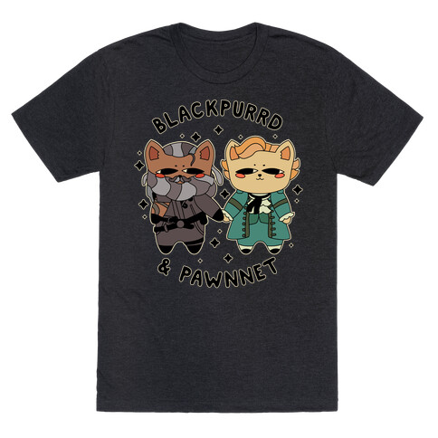 Blackpurrd & Pawnnet (Cat Blackbeard & Cat Bonnet) T-Shirt