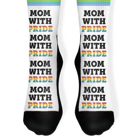 Mom With Pride Sock