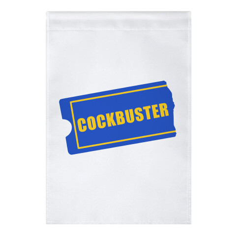 Cockbuster Garden Flag