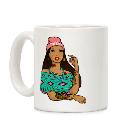 Hipster Pocahontas Coffee Mug